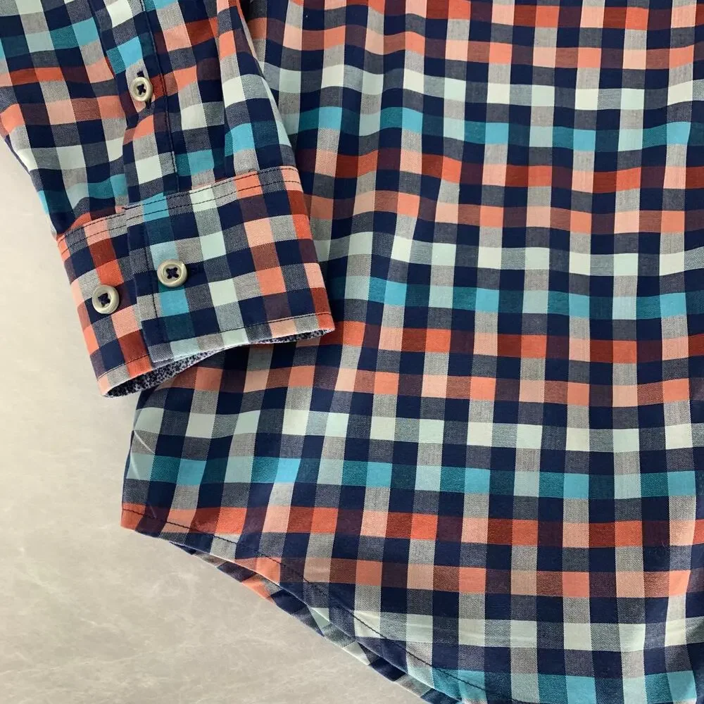 Tommy Bahama Men's Long Sleeve Patterned Button-Up Shirt Size M - Picture 10 of 14